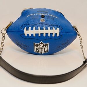 Handmade mini football handbag (blue series)